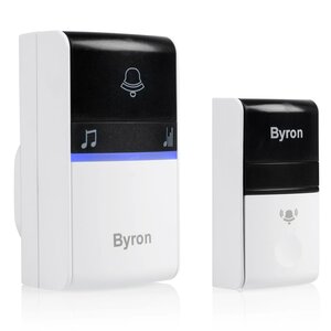Byron ensemble de sonnette enfichable sans fil gris