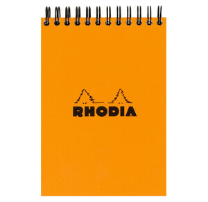 Bloc RI Classic ORANGE A6 10 5x14 8 cm Q 5x5 80F Microperforées 80g RHODIA