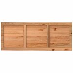 vidaXL Dessus de table marron clair bois chêne massif rectangulaire
