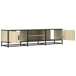 vidaXL Meuble TV chêne sonoma 160x35x41 cm bois d'ingénierie et métal
