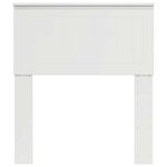 vidaXL Tête de lit Blanc Brillant 75 cm Bois d'ingénierie