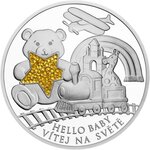 Pièce de monnaie en Argent 2 Dollars g 31.1 (1 oz) Millésime 2026 Crystal Series HELLO BABY