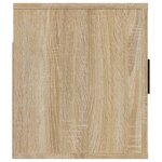 vidaXL Meuble TV mural Chêne Sonoma 80x34 5x40 cm