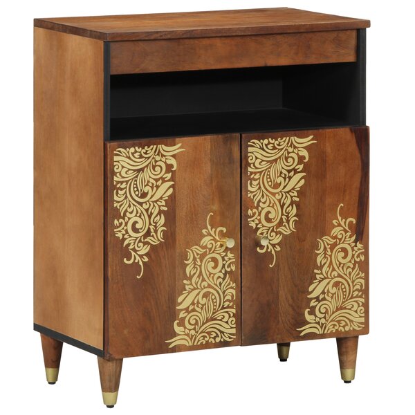 vidaXL Buffet 60x33x75 cm en bois massif