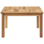 vidaXL Table basse Marron 60 x 60 x 36 cm Bois de teck solide