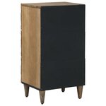 vidaXL Buffet Marron 40 x 33 5 x 75 cm Bois de mangue massif