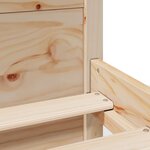 vidaXL Cadre de lit avec tête de lit sans matelas 200x200 cm