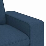 vidaXL Canapé 2 Pièces Bleu 182 x 80 x 82 cm tissu