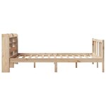 vidaXL Cadre de lit et tête de lit sans matelas 135x190 cm