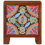 vidaXL Table de chevet 2 Pièces 40x30x45 cm bois d'acacia massif