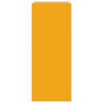 vidaXL Buffet jaune moutarde 67x39x95 cm acier