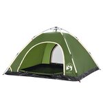 vidaXL Tente de camping 5 personnes vert libération rapide