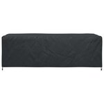 vidaXL Housse pour meubles Uni Noir 300 x 110 x 70 cm 420D