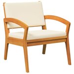 vidaXL Ensemble bistrot Marron 45 x 45 x 38cm Bois d'acacia massif