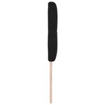 vidaXL Headboard LED en tissu noir avec des boutons de 100 cm