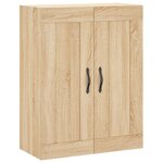 vidaXL Armoire murale chêne sonoma 69 5x34x90 cm bois d'ingénierie