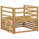 vidaXL Canapé d’extérieur Blanc