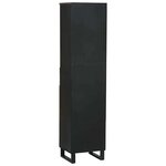 vidaXL Cabinet de salle de bain avec tiroir Marron 38 x 33 x 160 cm