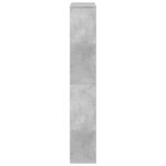 vidaXL Bibliothèque gris béton 72x20x120 5 cm bois d'ingénierie