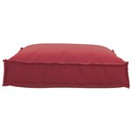 vidaXL Coussin Bordeaux 70 x 70 x 12 cm Tissu Oxford