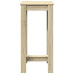 vidaXL Table de bar chêne sonoma 51x50x103 5 cm bois d'ingénierie