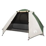 vidaXL Tente de camping à dôme 2 personne vert imperméable