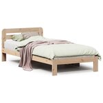vidaXL Cadre de lit sans matelas 90x190 cm bois de pin massif