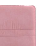 vidaXL Chaises à manger lot de 2 Rose Velours