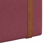 vidaXL Tête de lit suspendue Bordeaux PU antique