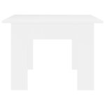 vidaXL Table basse Blanc 100x60x42 cm Bois d'ingénierie