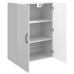 vidaXL Armoire Murale Blanc brillant 66 x 34 5 x 90 cm