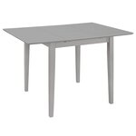 vidaXL Mobilier de salle à manger 3 Pièces MDF Gris
