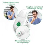 Appareil soulageant les rhinites allergiques / rhumes Medinose - 3 min - Blanc