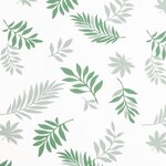 vidaXL Coussins de chaise lot de 4 motif de feuilles 50x50x3 cm tissu