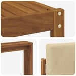 vidaXL Ensemble de canapés d'extérieur 9 pc Naturel et Beige