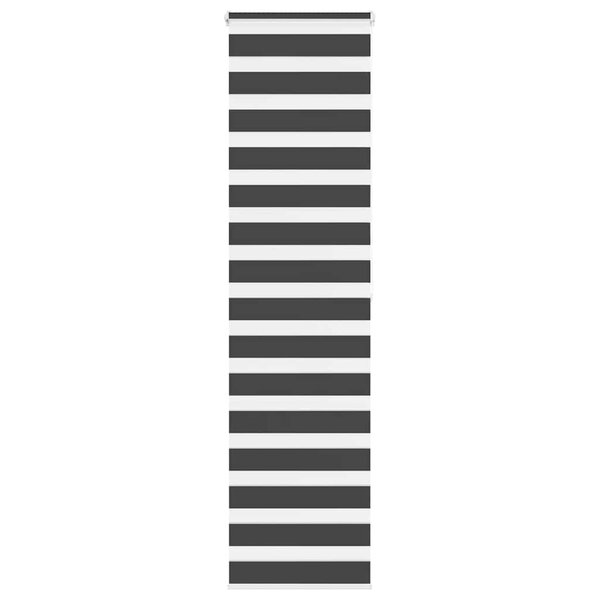 vidaXL Store zèbre noir 65x200 cm largeur du tissu 60 9 cm polyester