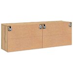 vidaXL Meubles TV muraux 2 Pièces chêne artisanal 60x30x41 cm