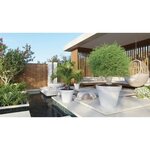 ARTEVASI Pot de fleurs Capri - 60 cm - Blanc