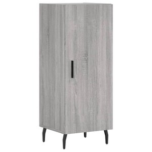 vidaXL Buffet Sonoma gris 34 5x34x90 cm Bois d'ingénierie