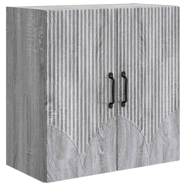 vidaXL Armoire Murale 59 x 31 x 60 cm Bois d'ingénierie Sonoma gris