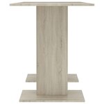 vidaXL Table de salle à manger Chêne sonoma 110 x 60 x 75 cm Aggloméré