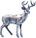Pièce de monnaie en Argent g 93.3 (3 oz) Millésime  WHITE TAILED DEER