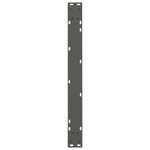 vidaXL Pieds de table à manger en forme de V  2 pièces  anthracite  90 x (72-73 3) cm  acier