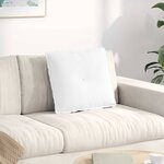 vidaXL Coussin de Dos Blanc 50 x 19 x 45 cm tissu