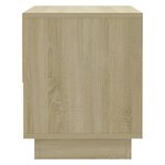 vidaXL Table de chevet Chêne sonoma 45x34x44 cm Aggloméré