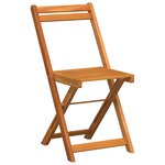 vidaXL Ensemble Bistro Pliant 3 Pièces en Bois d'Acacia Massif