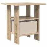 vidaXL Table de chevet Chêne Sonoma 41 x 40 x 45 cm Bois d'ingénierie