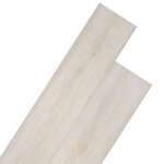 vidaXL Planches de plancher PVC Non auto-adhésif Chêne blanc classique