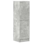 vidaXL Ensemble d'armoires de cuisine 3 Pièces gris béton