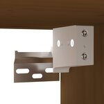 vidaXL Armoires murales 2Pièces Marron miel 60x30x30cm Bois de pin massif